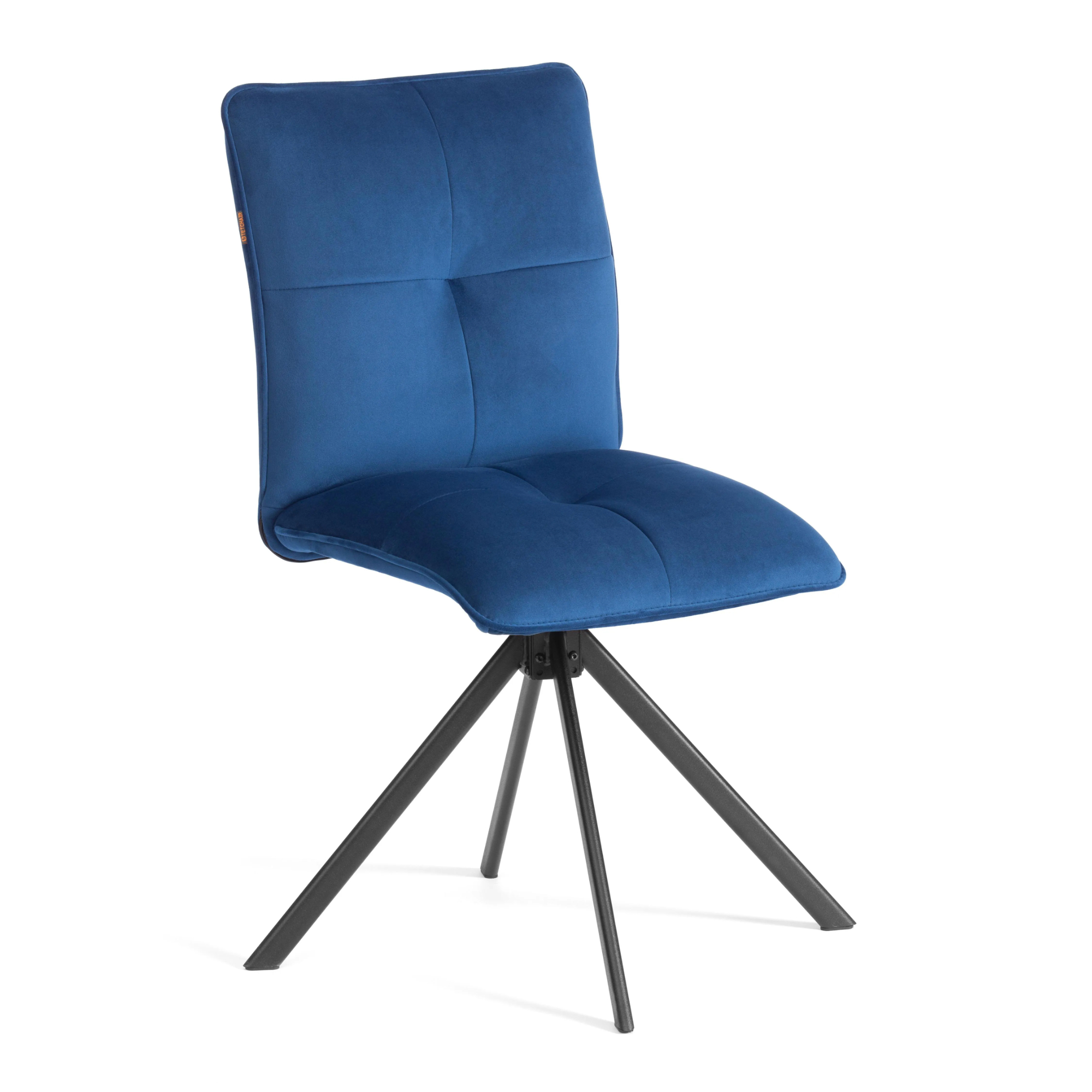 Стул обеденный TC Sweet поворотный механизм 360, велюр, Blue (синий)