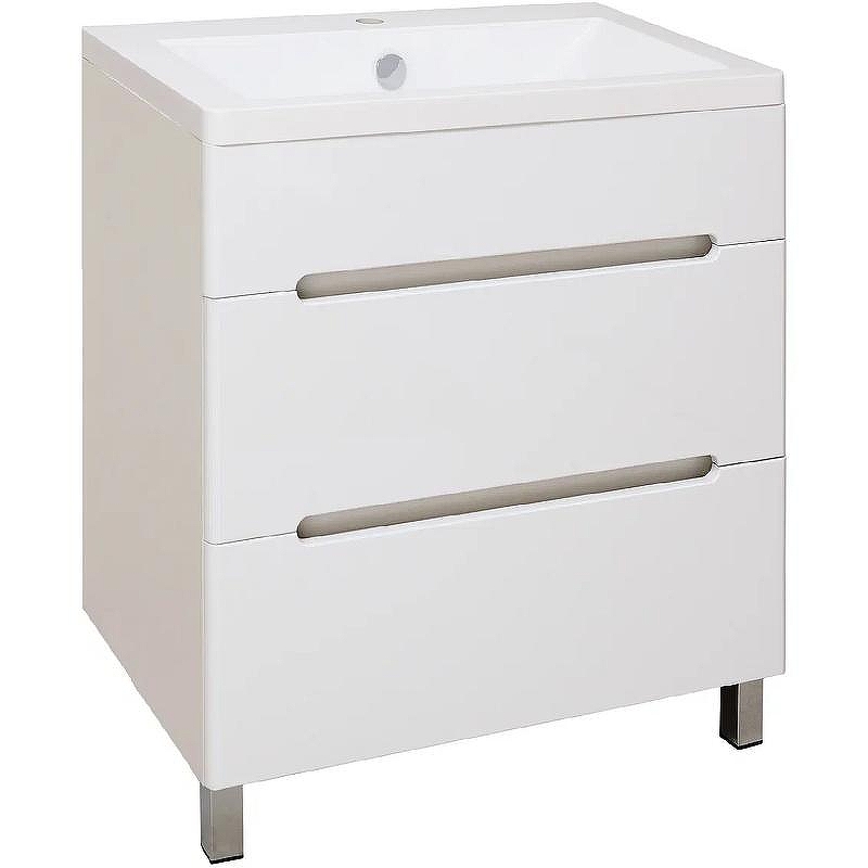 Тумба под раковину Runo Парма 75 00000001141 Белая