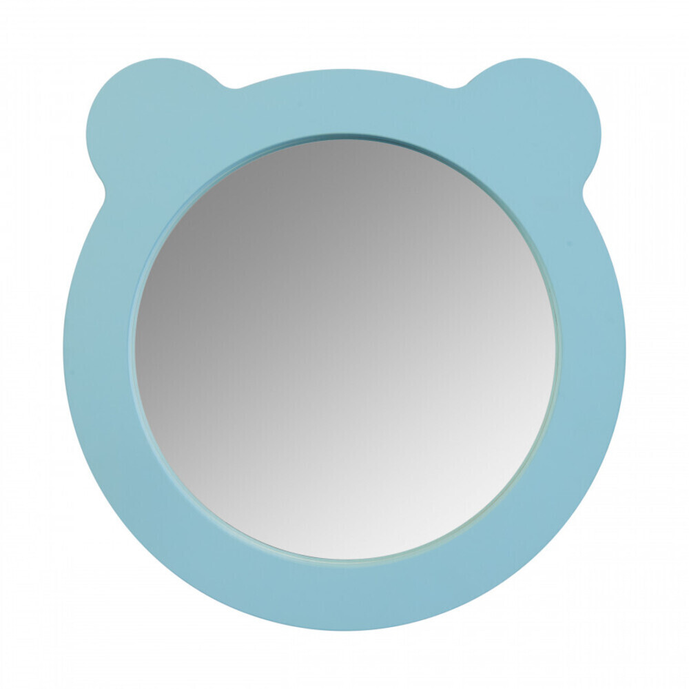 Зеркало фигурное мишка 48х48 см Акватон Каспер голубое (1.A283.3.02C.R0E.0)