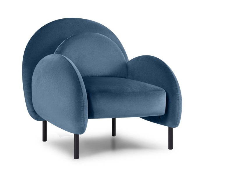 Кресло Кальдера Велюр Синий