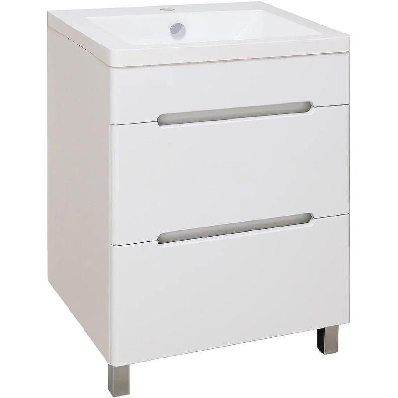 Тумба под раковину Runo Парма 60 00000001139 Белая