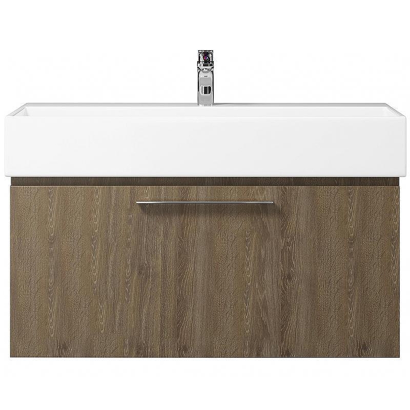 Тумба под раковину Creto Milano 100 5-1378TR подвесная Truffle