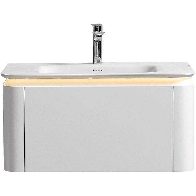 Тумба с раковиной Black&White Universe U925.800 80 925800 подвесная Milk white