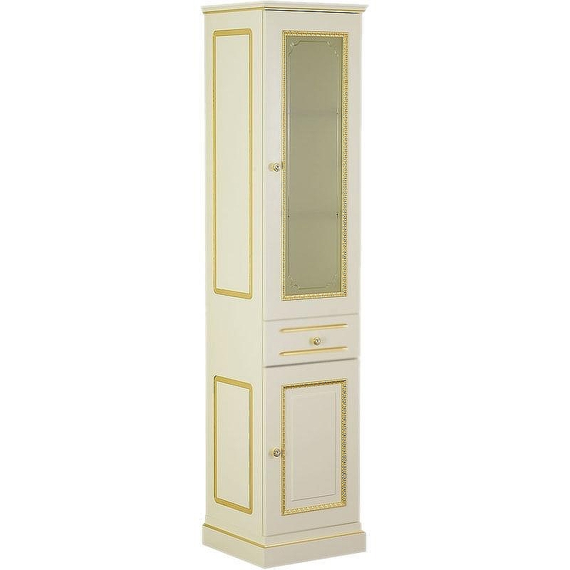 Шкаф пенал Migliore Ravenna 44 R 27074 Слоновая кость Золото