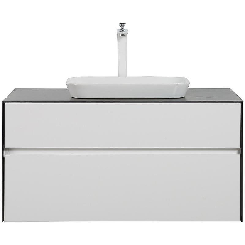 Тумба с раковиной Black&White Universe U907.1000-1 100 907U1000-1 подвесная White matt Lauren gold